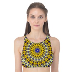 Fractal Kaleidoscope Mandala Tank Bikini Top by Pakrebo