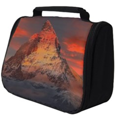 Switzerland Zermatt Mountains Snow Full Print Travel Pouch (big) by Pakrebo