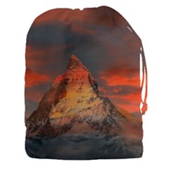 Switzerland Zermatt Mountains Snow Drawstring Pouch (xxxl)