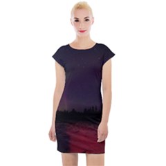 Beautiful Aurora Cap Sleeve Bodycon Dress by Pakrebo