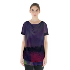 Beautiful Aurora Skirt Hem Sports Top by Pakrebo