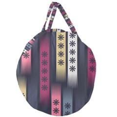 Non Seamless Pattern Background Giant Round Zipper Tote by Pakrebo