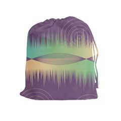 Background Abstract Non Seamless Drawstring Pouch (xl) by Pakrebo