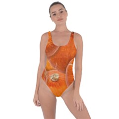 Pumpkin Halloween Fall Thanksgiving Bring Sexy Back Swimsuit by Pakrebo