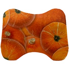 Pumpkin Halloween Fall Thanksgiving Head Support Cushion by Pakrebo