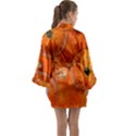 Pumpkin Halloween Fall Thanksgiving Long Sleeve Kimono Robe View2