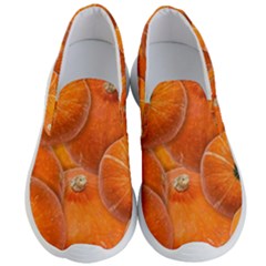 Pumpkin Halloween Fall Thanksgiving Men s Lightweight Slip Ons by Pakrebo