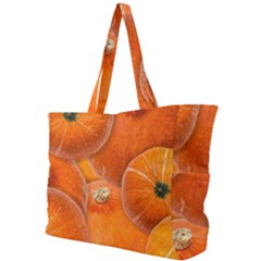 Pumpkin Halloween Fall Thanksgiving Simple Shoulder Bag by Pakrebo