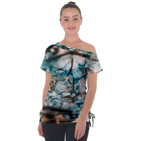 Water Forest Reflections Reflection Tie-up Tee by Pakrebo