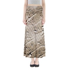 Structure Reference Material Rain Full Length Maxi Skirt by Pakrebo