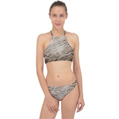 Structure Reference Material Rain Racer Front Bikini Set by Pakrebo