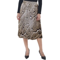 Structure Reference Material Rain Classic Velour Midi Skirt  by Pakrebo