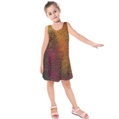 Colors Exploding Paint Spray Kids  Sleeveless Dress by Pakrebo