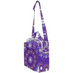 Mandala Abstract Design Pattern Blue Crossbody Day Bag