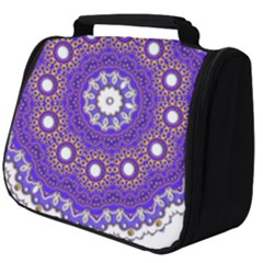 Mandala Abstract Design Pattern Blue Full Print Travel Pouch (Big)