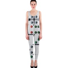 Dominos Dots Fun One Piece Catsuit by Pakrebo