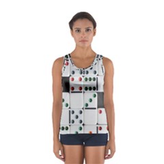 Dominos Dots Fun Sport Tank Top  by Pakrebo