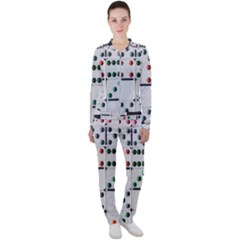 Dominos Dots Fun Casual Jacket And Pants Set by Pakrebo