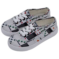 Dominos Dots Fun Kids  Classic Low Top Sneakers by Pakrebo