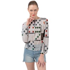 Dominos Dots Fun Banded Bottom Chiffon Top