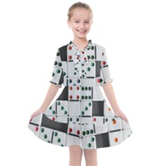 Dominos Dots Fun Kids  All Frills Chiffon Dress