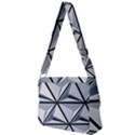 White Architectural Structure Full Print Messenger Bag View2