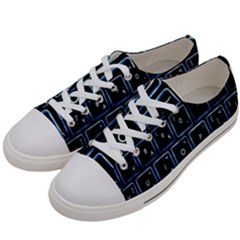 Contemporary Electronics Graphic Modern Women s Low Top Canvas Sneakers