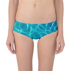 Blue Water Wallpaper Classic Bikini Bottoms by Pakrebo