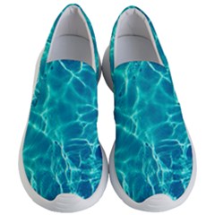 Blue Water Wallpaper Women s Lightweight Slip Ons by Pakrebo