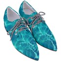 Blue Water Wallpaper Pointed Oxford Shoes View3