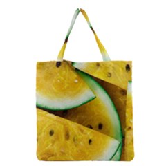 Sliced Watermelon Lot Grocery Tote Bag by Pakrebo