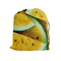 Sliced Watermelon Lot Drawstring Pouch (XL) View1