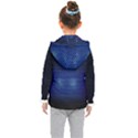 Black Portable Speaker Kids  Hooded Puffer Vest View2