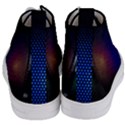 Black Portable Speaker Women s Mid-Top Canvas Sneakers View4