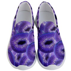 Sliced Kiwi Fruits Purple Men s Lightweight Slip Ons by Pakrebo