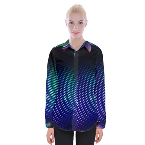 Background Blur Bokeh Close Up Womens Long Sleeve Shirt by Pakrebo