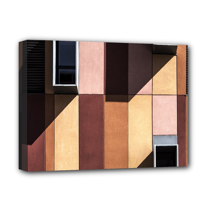 Architectural Design Architecture Building Colors Deluxe Canvas 16  x 12  (Stretched) 