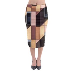 Architectural Design Architecture Building Colors Midi Pencil Skirt by Pakrebo