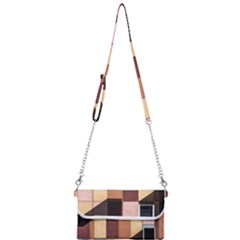 Architectural Design Architecture Building Colors Mini Crossbody Handbag by Pakrebo