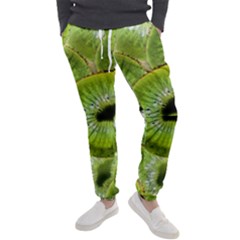 Sliced Kiwi Fruits Green Men s Jogger Sweatpants