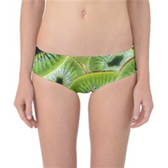 Sliced Kiwi Fruits Green Classic Bikini Bottoms by Pakrebo