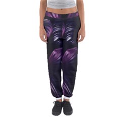 Purple Leaves Women s Jogger Sweatpants by Pakrebo