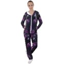 Purple Leaves Women s Tracksuit View1