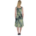 Closeup Photo Of Green Variegated Leaf Plants Midi Sleeveless Dress View2