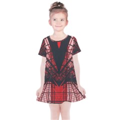 Low Angle Photography Of Red Metal Tower Kids  Simple Cotton Dress by Pakrebo