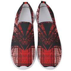 Low Angle Photography Of Red Metal Tower Men s Slip On Sneakers by Pakrebo