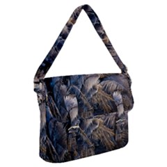 Dried Leafed Plants Buckle Messenger Bag by Pakrebo