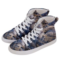 Dried Leafed Plants Women s Hi-top Skate Sneakers by Pakrebo