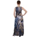 Dried Leafed Plants Empire Waist Velour Maxi Dress View2