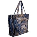 Dried Leafed Plants Zip Up Canvas Bag View2